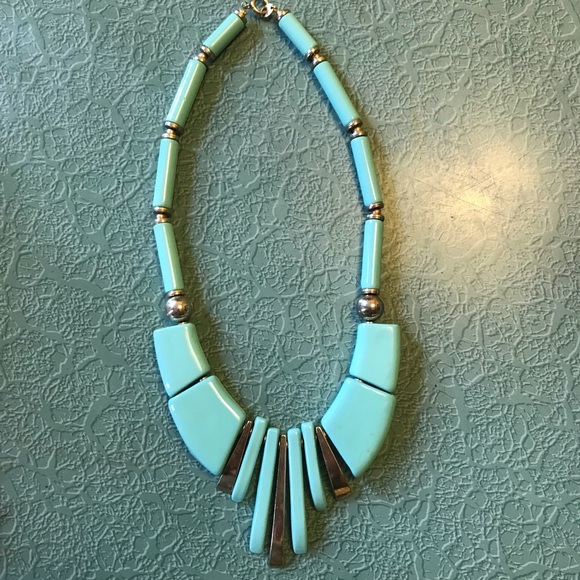 Monet Jewelry - Monet Halter Vintage Necklace Aqua. Vintage.